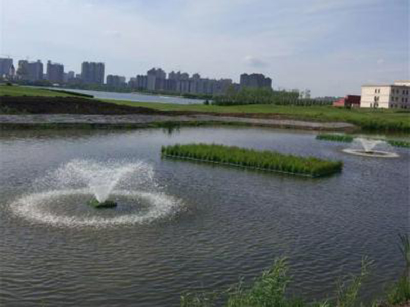 水浮式噴泉曝氣機